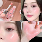 Clear and water-like blush liquid, a Korean-style sweet girl's energetic blush for daily whitening, naturally breathable