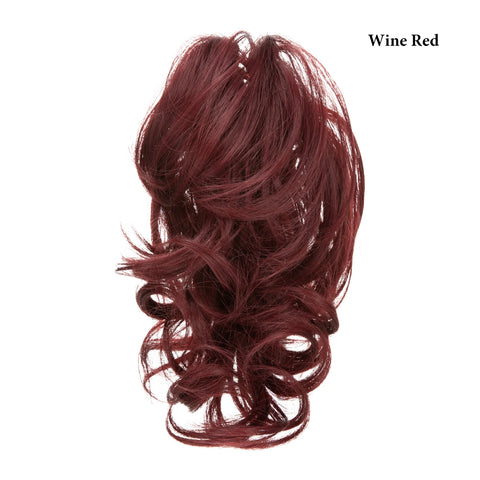 SARLA Premium Synthetic Diy Claw Clip In Ponytail Extensions Hairpiece Hair Bun Fake Blonde Natural Hair False Pigtail P026