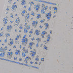 1pcs Dream Flower Window Shell Light Nail Art Stickers Japanese Flower Self Adhesive Stickers Press On Nails Decoration Decals