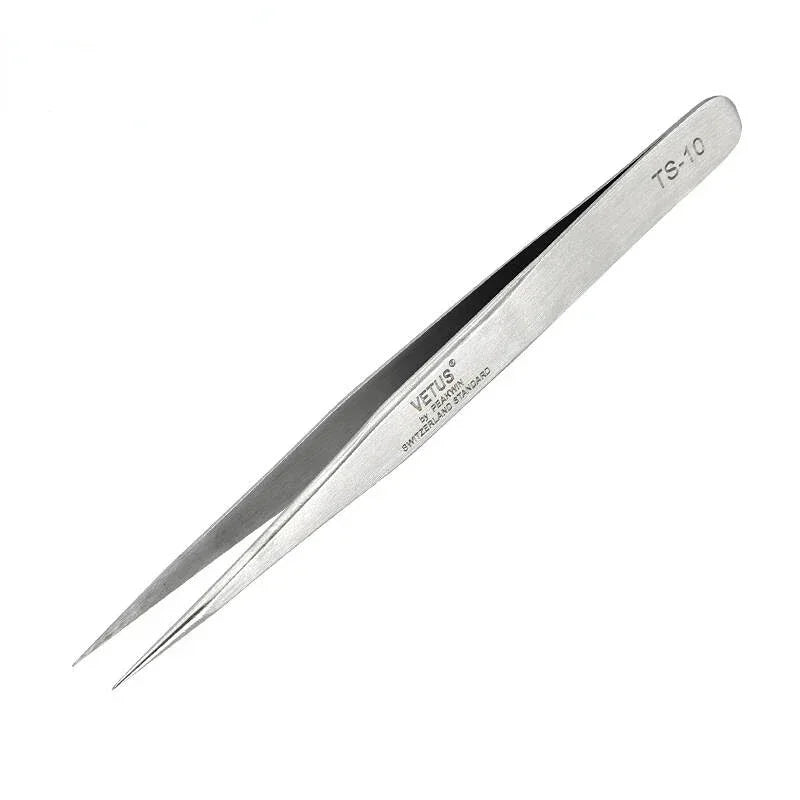 Stainless Steel Industrial Anti-static Multitool Tweezers Curved Eyebrow Lash Tweezer Precision Clamp Watchmaker Repair Tool