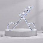 Easy To Use Plated Stylish Design Eyelash Curler Beauty Tool Electric Best Selling Eyelash Curler For Straight Lashes Spring