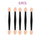 5/30/50/100pcs Make up Eye Shadow Brushes Beauty Makeup Tool Reusable Dual Sided Sponge Stick Portable Applicator Accessories
