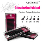 Abonnie  Fluffy Classic Lashes Extensions Premium Individual Eyelashes Extensions Volume Cilios All Szie