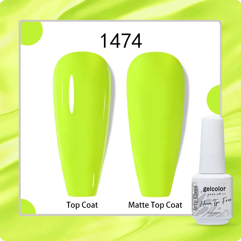 Arte Clavo 8ml HEMA TPO Free Gel Nail Polish Nail Art Manicure Semi Permanent Gel UV Hybrid Varnishes Base Top Coat Enamels New