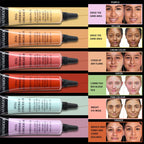 Full Coverage Waterproof Liquid Concealer LongLasting Oil Control Green Purple Orange Contour Matte Nude Facial Concealer Makeup