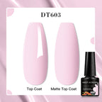 MEET ACROSS 7ml Red Blue Green Metallic Gel Nail Polish Super Bright Mirror Effect Semi Permanent LED UV Gel Nail Art Varnish