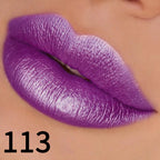 19 colors glitter lipstick hydrating red pink sparkling shine lip color highly pigmented lip tints metallic finish lip makeup