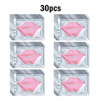 5/10/20/30pcs Pink Gold Crystal Collagen Lip Mask Plump Lips Moisturizing Nourishing Lip Patches Lips Plumper Skin Care Products