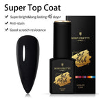 BORN PRETTY Milky Pink Rubber Base Gel Nail Polish Glitter 15ml Semi-Permanent Varnish Soak Off Self Leveling UV LED Gel