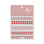 1PCS Laser Love Letter Nail Sticker Nail Art Decoration Flower Star supplies Decals Press On Nails Stickers Parts