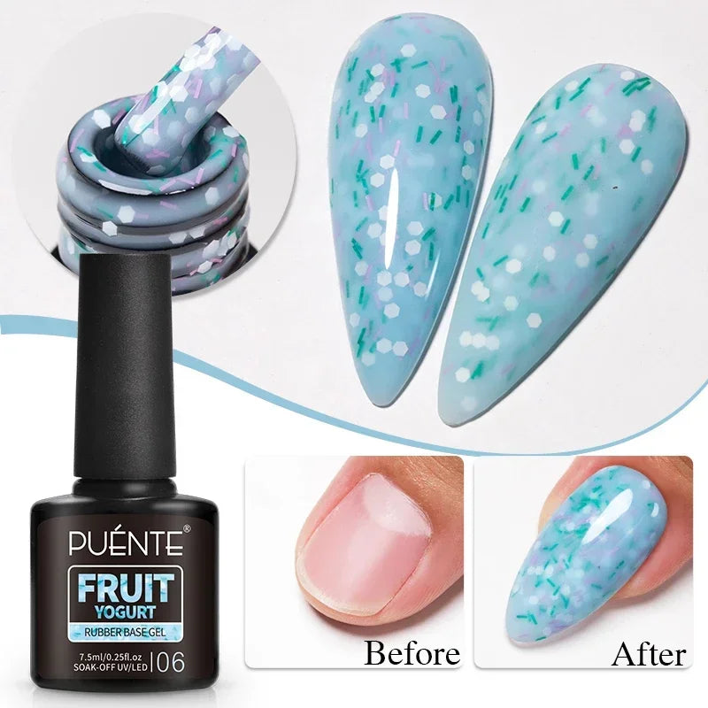 PUENTE 5ml Metallic Painting Liner Gel Polish Bright Mirror Effect Semi-Permanent UV Nail Varnish For Stunning French Nail Art