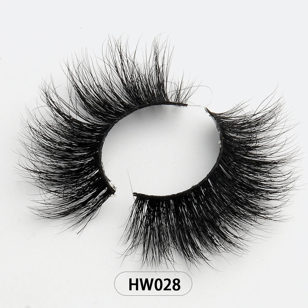 Dropshipping Wholesale Natural Wispy 3d Mink False Lashes Makeup Mink Fake Eyelashes With Soft Band Make-up For Women
