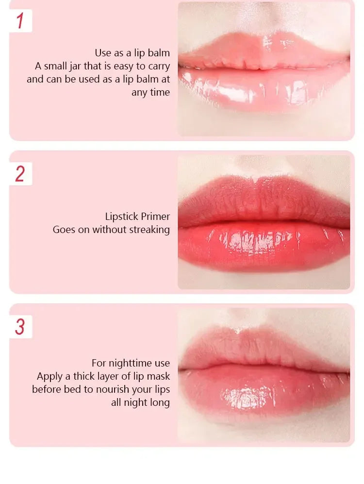 10PCS Berry Lip Sleeping Mask Night Sleep Maintenance Moisturizing Fade Lip Lines Nourishing Lip Balm Skin Care Korean Cosmetic