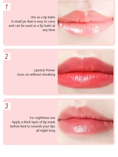 10PCS Berry Lip Sleeping Mask Night Sleep Maintenance Moisturizing Fade Lip Lines Nourishing Lip Balm Skin Care Korean Cosmetic