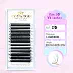CoMango Fox 5D Shaped Eyelashes Mix8-13 Technological Fibers False Eyelashes Extension Promade Volume Fans Lash Cosmetics