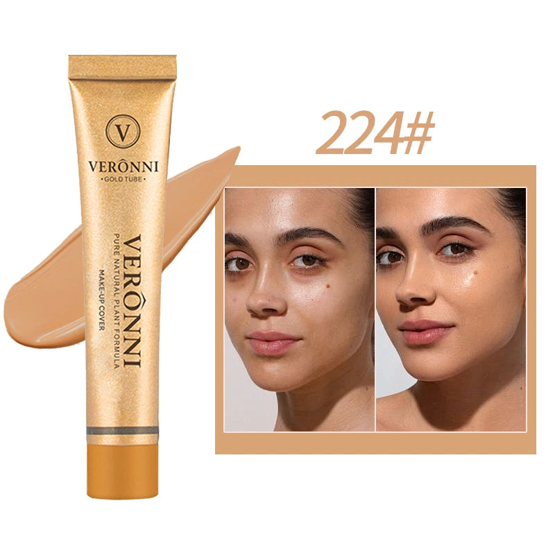 Long-lasting waterproof and sweatproof concealer with natural nude Maquiagem Liquid Concealer Beauty Face  Cosmetics Makeup Base