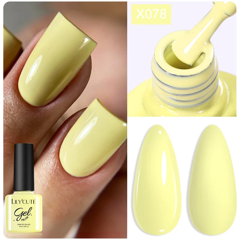 LILYCUTE 7ml Metallic Gel Nail Polish Red Chrome Effect Soak Off UV Gel Varnish Semi Permanent Nail Art Manicure Base Top Coat