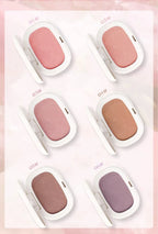 Face Blusher Matte Natural Cheek Tint Brighten Face Contouring Waterproof Cosmetics Blush Powder Soft Female Makeup 1pcs Blusher
