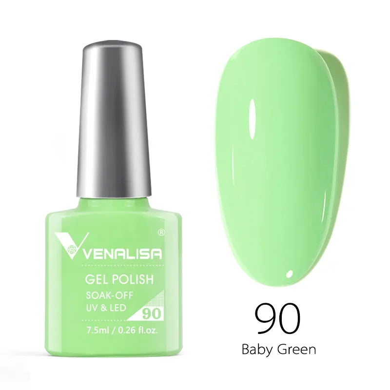 Venalisa VIP4 Nail Gel Polish HEMA/TPO FREE Full Coverage Beautiful Semi Permanent Soak Off UV LED Gel Nail Polish Gel Lacquer