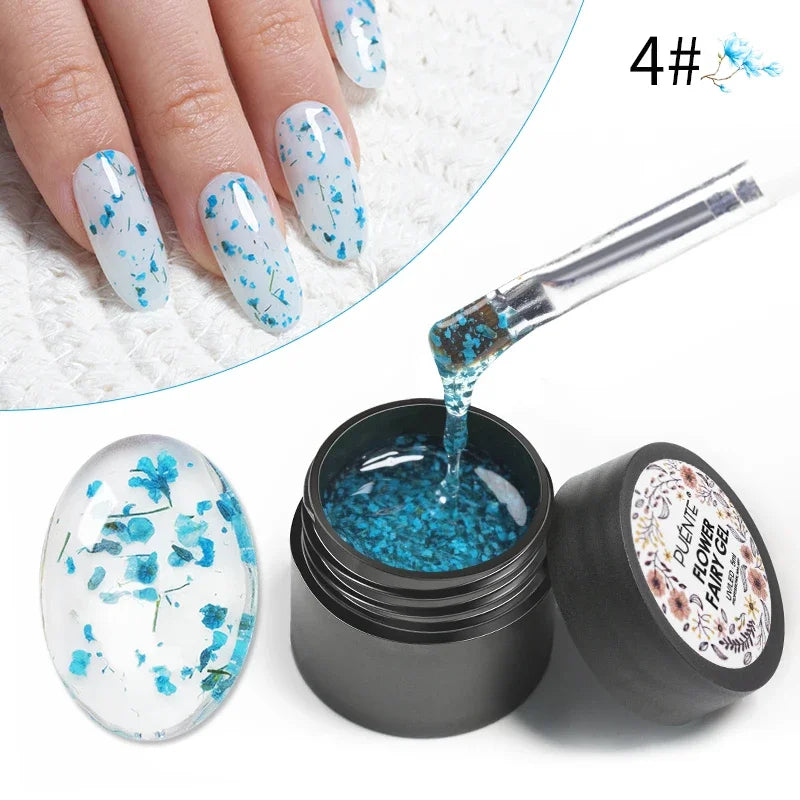 PUENTE 5ml Metallic Painting Liner Gel Polish Bright Mirror Effect Semi-Permanent UV Nail Varnish For Stunning French Nail Art