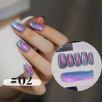 12ML 1-6PCS Popular Winter Internet Celebrity Hot-selling Northern Lights Cat Eye Magnet Gel Nail Polish Nail Art Nail Supplies