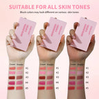 Cream & Powder Blush Matte 5Colors Dewy Rosy Blush Makeup Pan Long-lasting Wearing High Pigment Natural Matte Blush Cosmtics