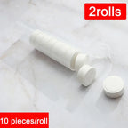 10/20pcs Tube-shaped disposable compressed towels, facial wipes, outdoor face cloths, makeup removal wipes