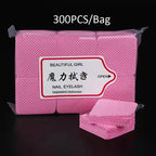 1000/500/200/180/100Pcs Profession 100% Cotton Pads For Nail Wipe Lint-Free Nail CottonGel Polish RemoverNail Art Cleaning Tools