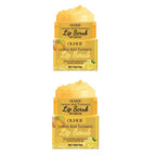 Moisturizing Lip Scrub Rich In Turmeric Lemon Extract Gentle Exfoliator Soften Lips Fade Lip Lines Brighten Lips Skin Care Cream