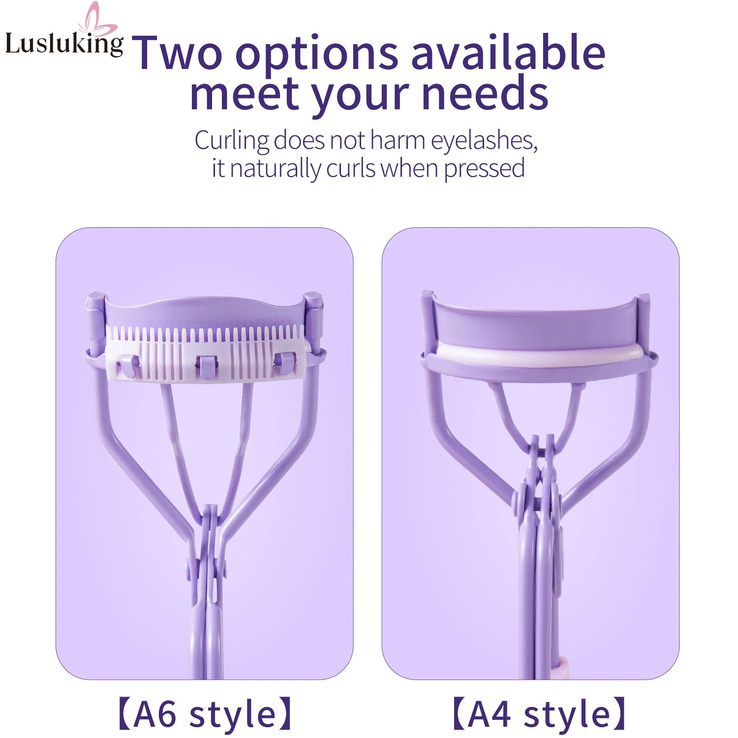 1pc Eyelash Curler With Soft Silicone Pad Women Eyelashes Curling Clip Long Lasting Lift Lashes Makeup Accessories Cosmetic Tool
