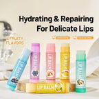6PCS Assorted Fruit Flavor Lip Balm Set - Deeply Moisturizes and Hydrates for Preventing Chapped Lips in Winter Lip Care