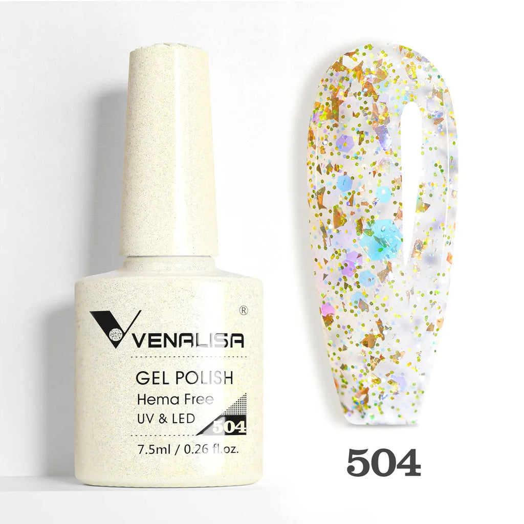 Venalisa VIP5 Nail Gel Polish HEMA/TPO FREE Full Coverage Beautiful Semi Permanent Soak Off UV LED Gel Nail Polish Gel Lacquer