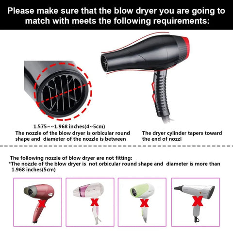 Universal Blow Dryer Diffuser Attachment for Curly Thick Hair Collapsible Hairdryer Blower Diffuser Hairdressing Styling Tools