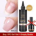 BORN PRETTY 250g Super Top Coat Base Gel Soak off UV LED Drying Long Lasting Semi Permanent Jelly Nude Pink Gel Nail Polish