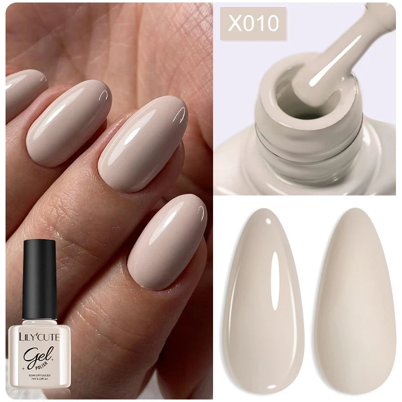LILYCUTE 7ml Metallic Gel Nail Polish Red Chrome Effect Soak Off UV Gel Varnish Semi Permanent Nail Art Manicure Base Top Coat