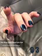 MIANEL 12ML 1-12pcs Jiannan Bistro Cat Eye Gel Nail Polish Blue Nails White Nails Pink Nails Nail Art Use Nail Supplies