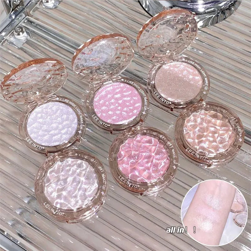 Crystal Bright Light high Gloss Powder Pearl Fine Flash Flash brightening makeup not fly Powder for young girls blush