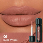 1PC Matte Velvet Lip Gloss - Highly Saturated Liquid Lip Mud, Non-Stick Long-Lasting Formula, 10-Shade Mixed Palette