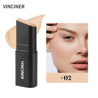 Stick Foundation Cream Long-Wear Waterproof Covers Moisturizing Full Coverage Concealer Face Contouring Stick For Base Makeup