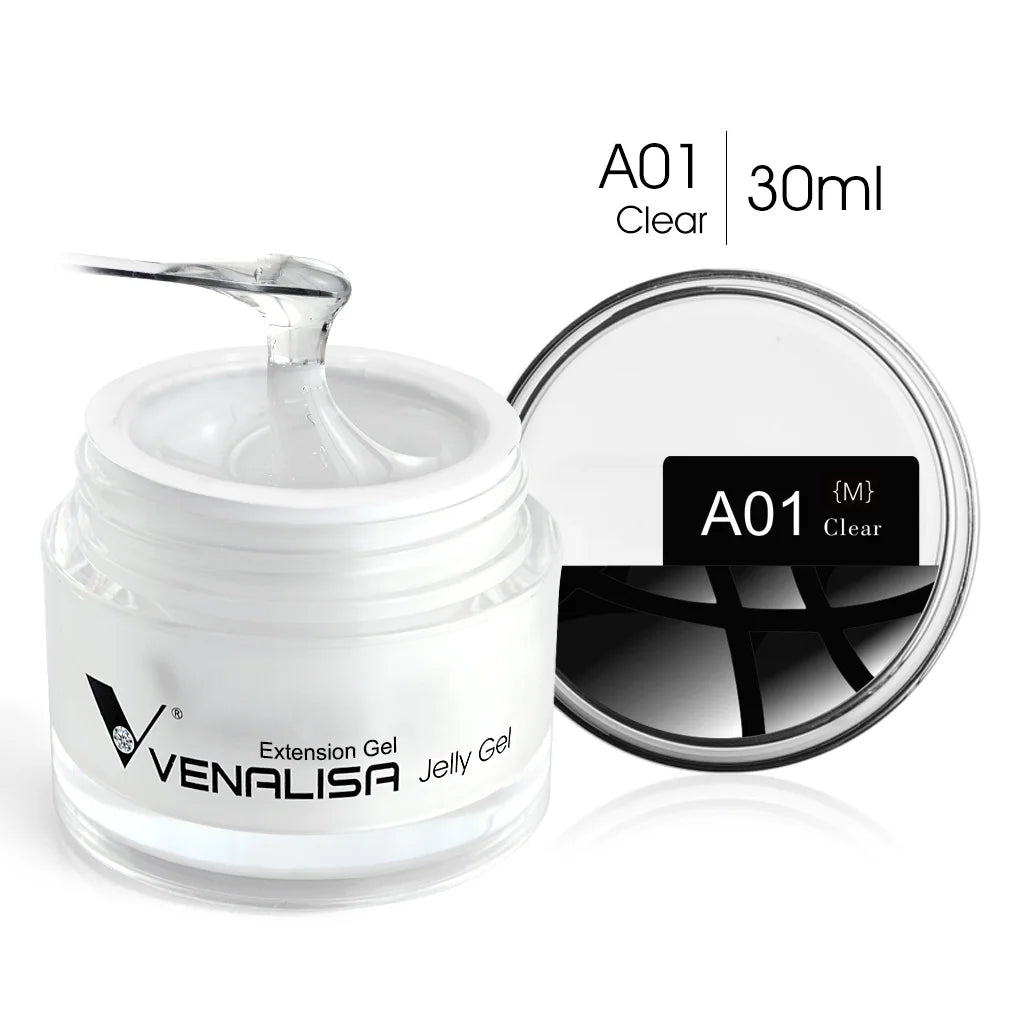 30ml Venalisa Builder Jelly Gel French Soak Off UV LED Poly Nail Gel Pearl Pink Funny Bunny Nail Extension Nail Manicure