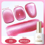 BORN PRETTY 10ml Silver Water Light Cat Magnetic Gel Nail Polish Nail Supplies Vernis Semi Permanent Gel for Fall Winter Nails