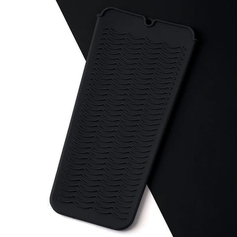 1pcs Multifunctional Silicone Heat Resistant Pad Insulation Mat Hair Straightener Heat Curling Pouch for Hair Curler Flat Irons