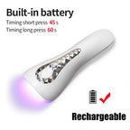 LINMANDA Handheld UV LED Nail Lamp USB Rechargeable Mini Manicure Lamp Nail Dryer With 5 Lamp Beads Quick Drying Gel Nail Polish