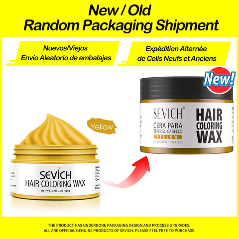 SEVICH 120g Hair Colour Wax Easy To Wash DIY Hairs Dyed Mud Dye for Eyebrow Beards Coloring Styling Temporary Hair Colour Cream