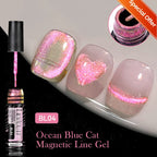 LILYCUTE 5ML Metallic Painting Liner Gel Nail Polish Super Bright Gold Silver Mirror Drawing Gel Semi Permanent Line French Nail
