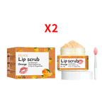 Strawberry Lip Scrub Gentle Repair Chapped Lips Deep Moisturizing Nourishing Improve Dryness Honey Orange Lip Care Exfoliator