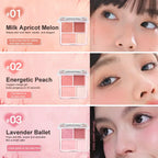 Judydoll 2-in-1 Blush & Highlighter Palette-Blush Cream, Radiant Matte Highlighter, Versatile Palette, Gift for Friend, Date