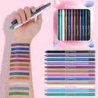 Waterproof Eyeliner Pencil Set A Combination of Multiple Colors Creates The Perfect eye Makeup Shimmering Multi-Color Eyeshadow
