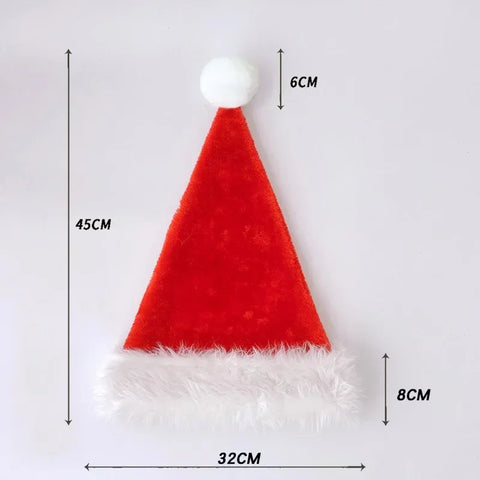 Christmas Knitted Hat Cute Pom Pom Adult Kids Soft Beanie Santa Hat New Year Party Kids Gift Navidad Noel Xmas Decoration 2023