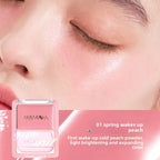 Judydoll Cream Blush Highlighter Palette - Dewy Glow, Multi-Use Makeup Stick for Cheeks Eyes Lips, Blurring Volumizing Effect